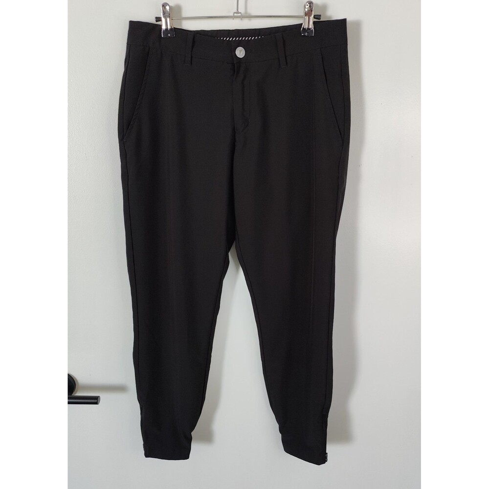 Primo Golf Pants Size 29x29 Black Slim Fit Jogger Zipper Ankle Stretch Golf